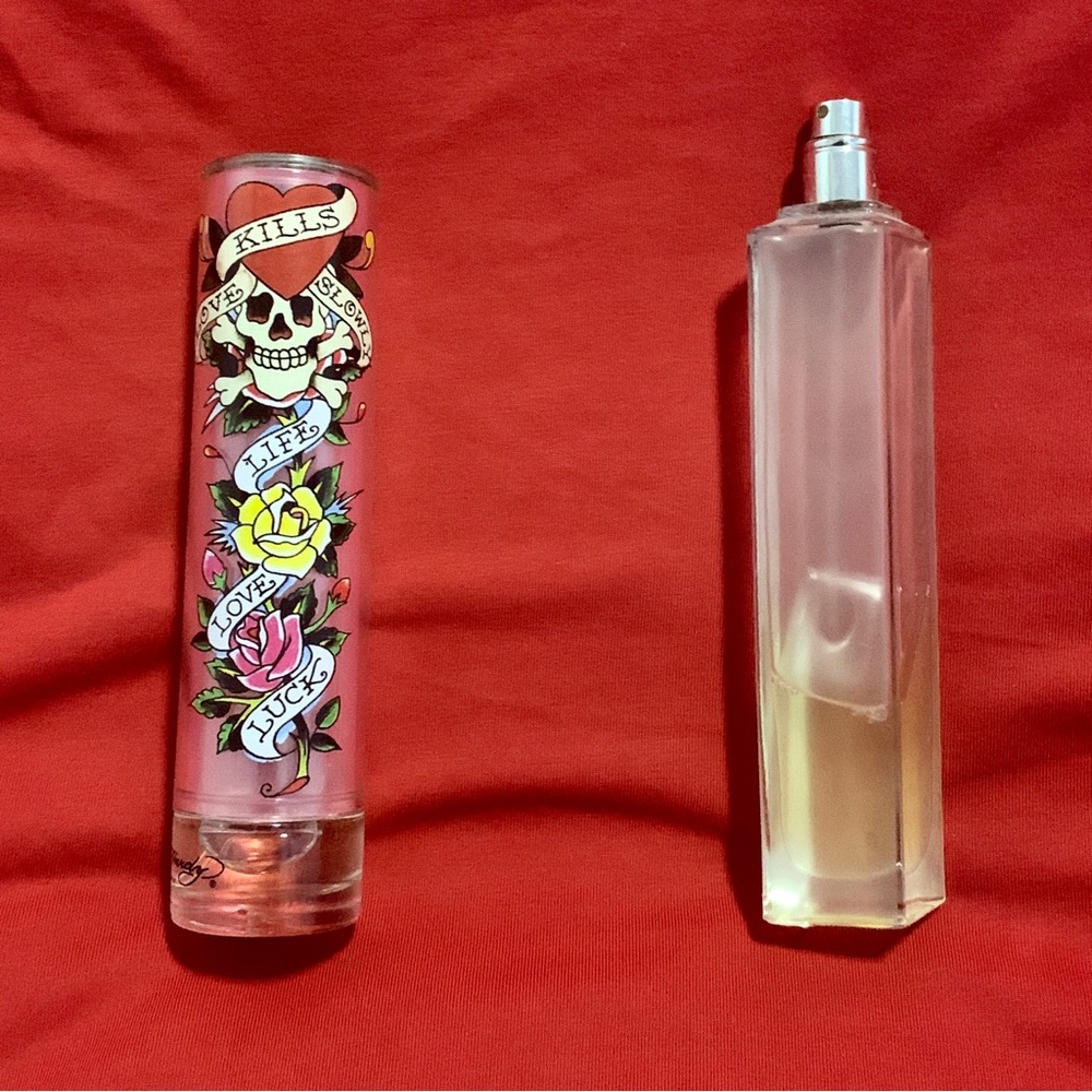 Womens Dkny & Ed Hardy Perfume Set